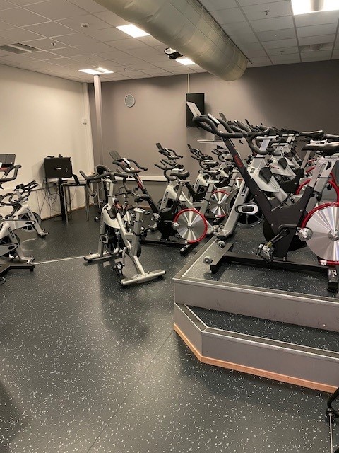 Spinningsalen med sykler